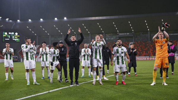 BUDAPEST, HUNGARY - APRIL 2: Adama Traore of Ferencvarosi TC